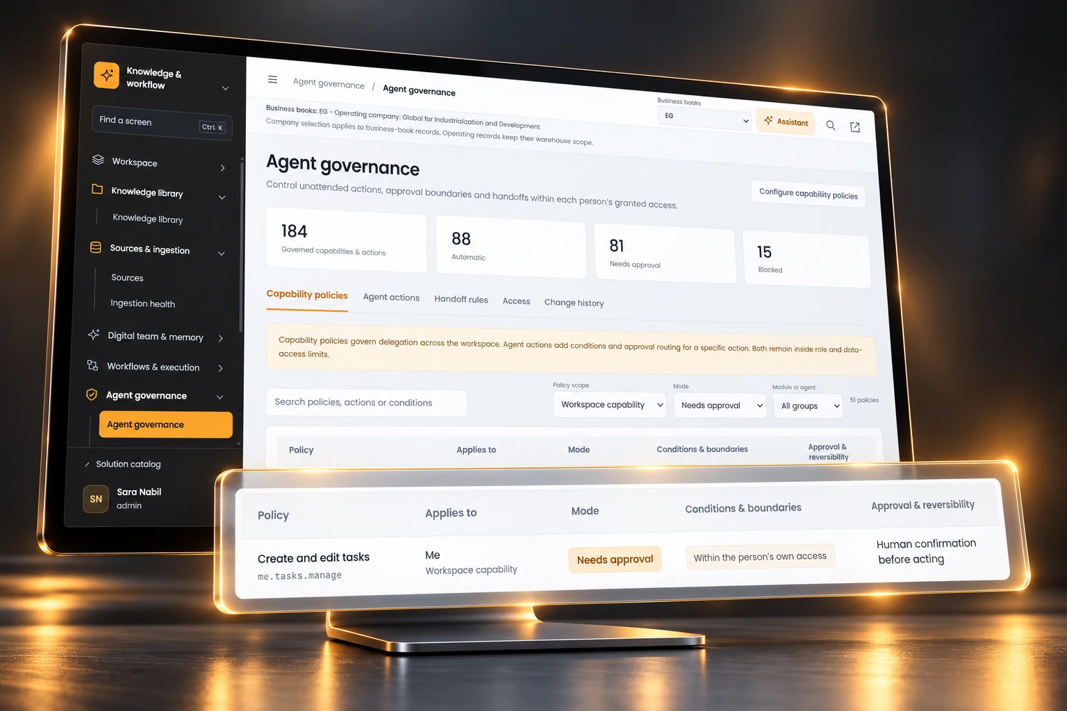 Generated chapter visualization: Keep control and evidence